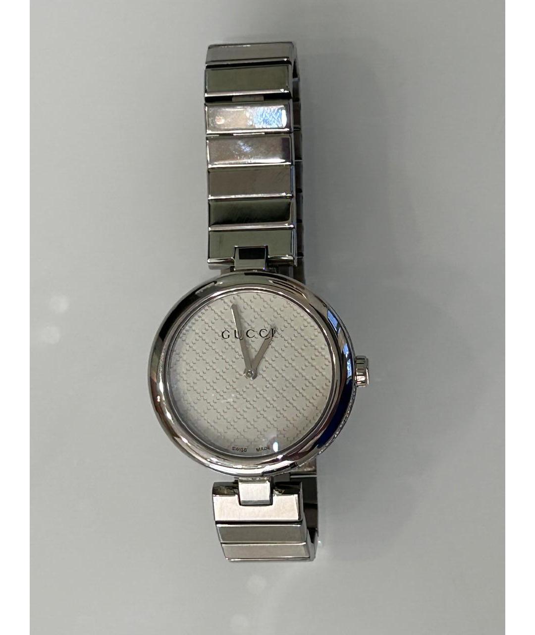 GUCCI Серебряные часы, фото 6