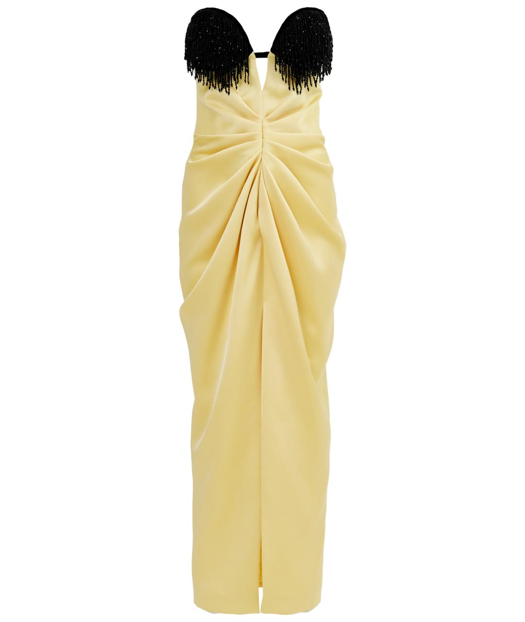 RASARIO Желтое полиэстеровое вечернее платье, фото 1