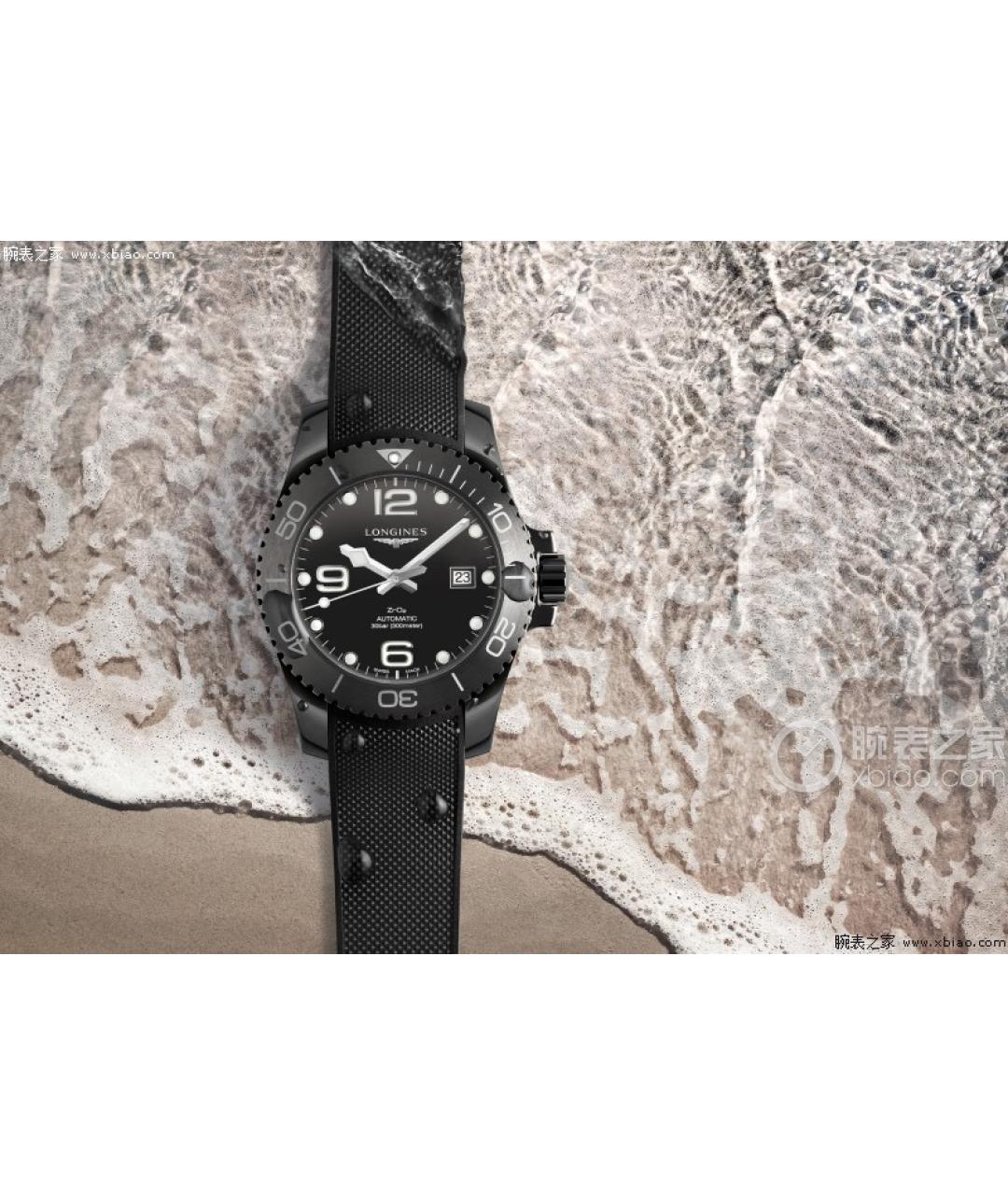 LONGINES Черные керамические часы, фото 7