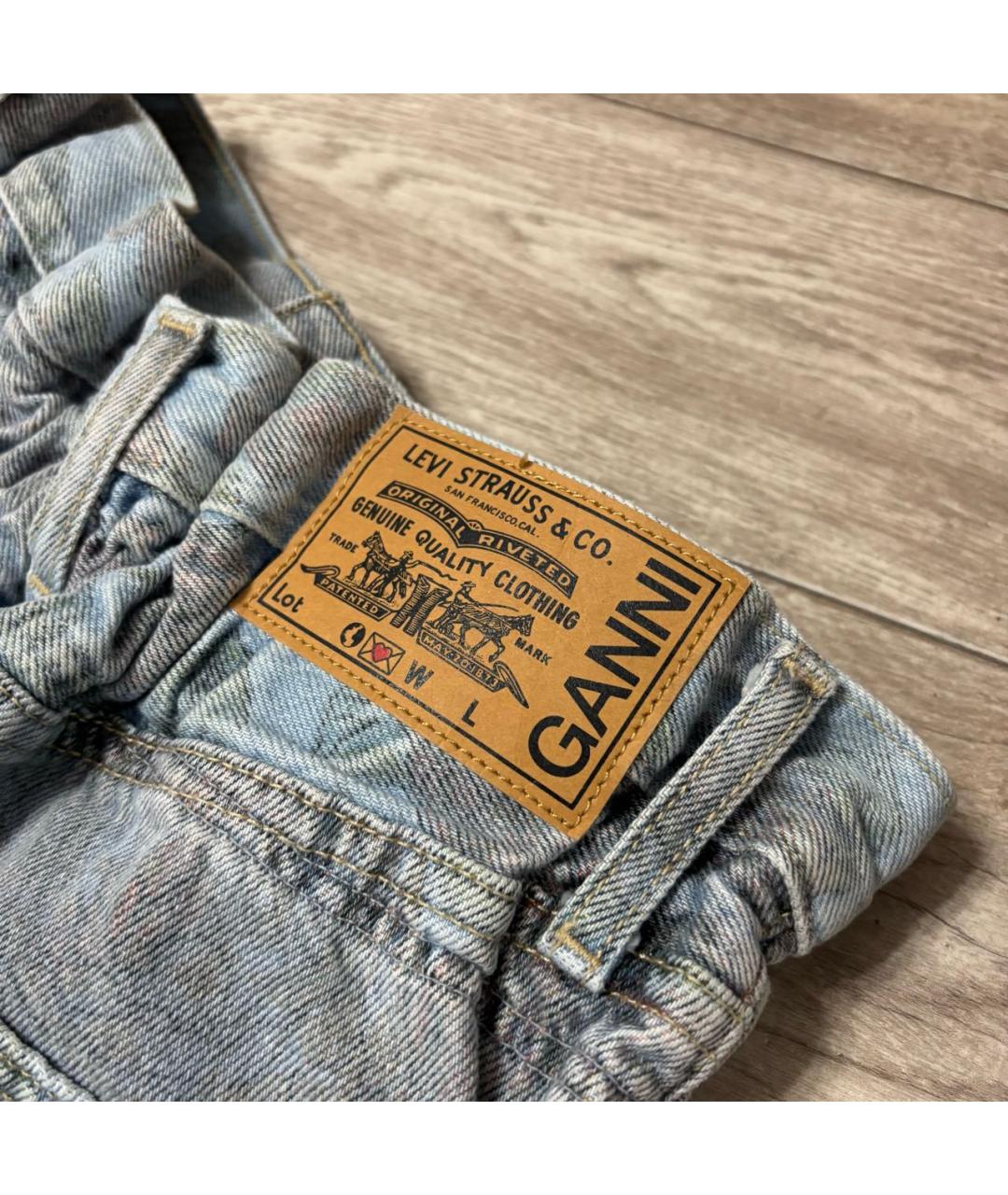 LEVI'S Хлопковые прямые джинсы, фото 3