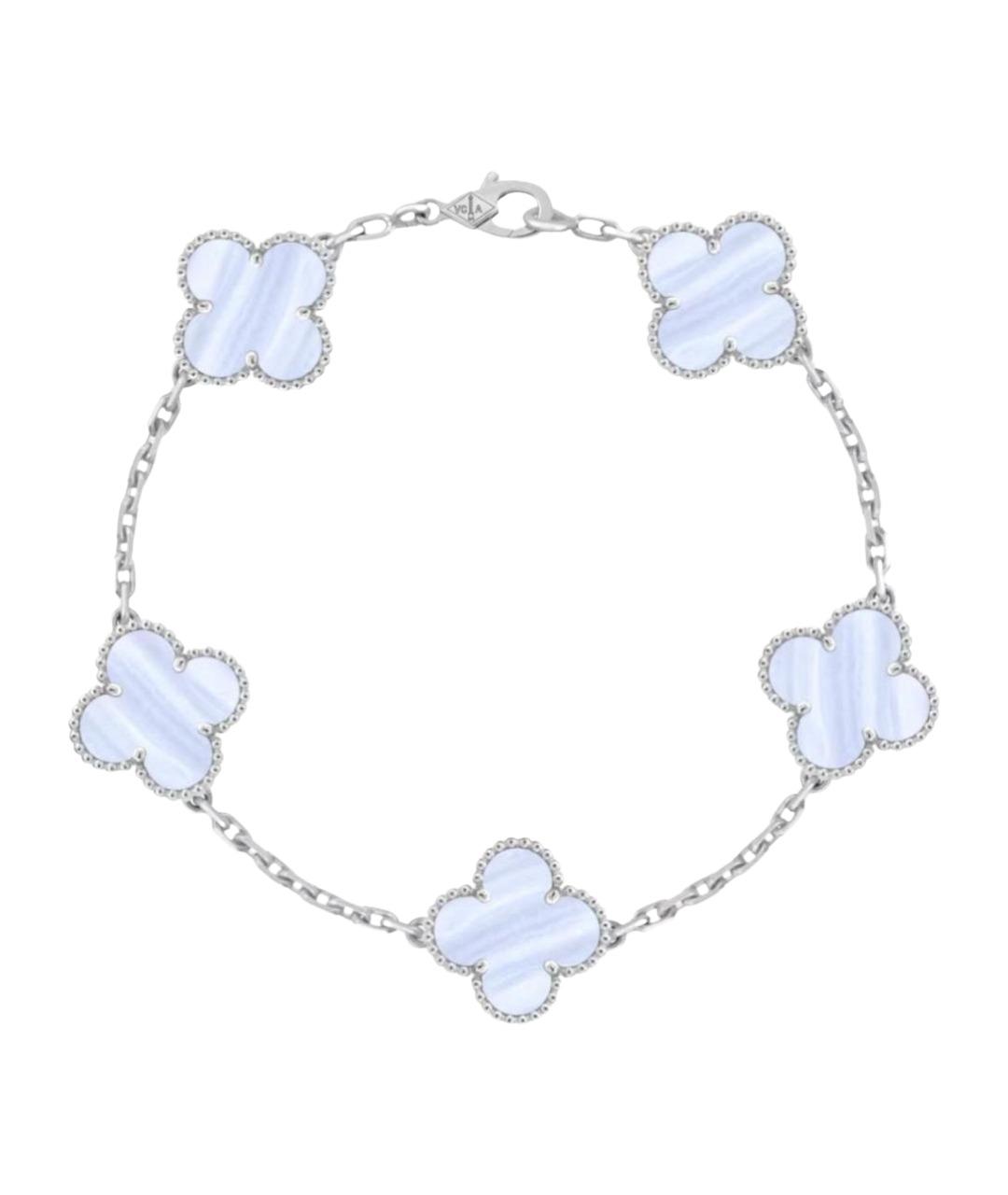 VAN CLEEF & ARPELS Серебрянный браслет из белого золота, фото 1