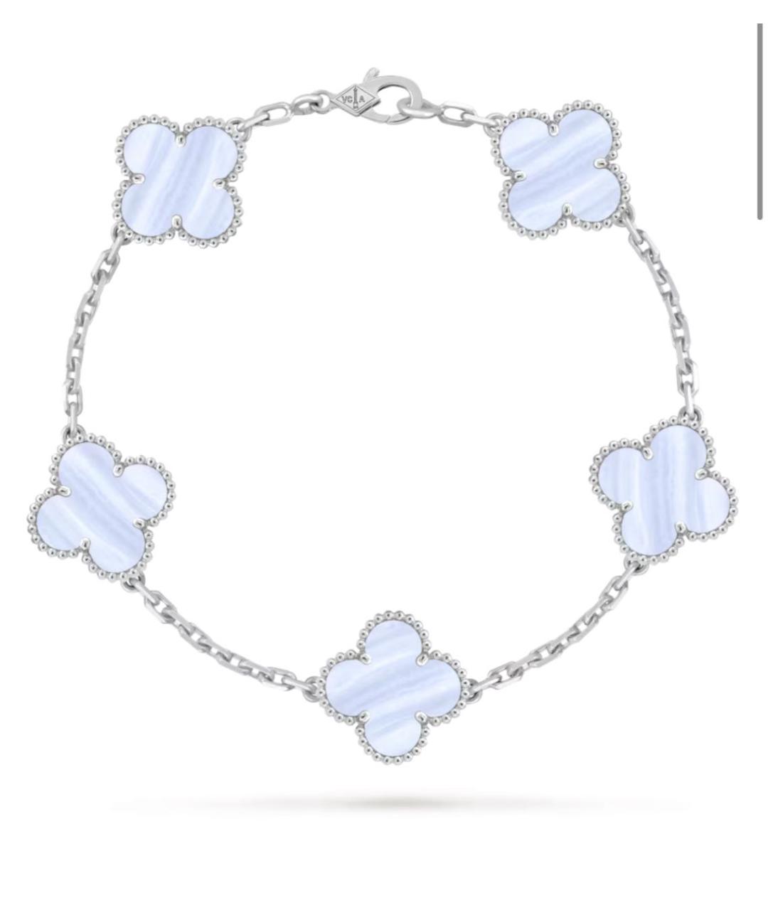 VAN CLEEF & ARPELS Серебрянный браслет из белого золота, фото 3