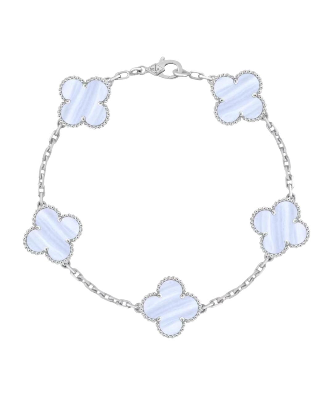 VAN CLEEF & ARPELS Серебрянный браслет из белого золота, фото 4