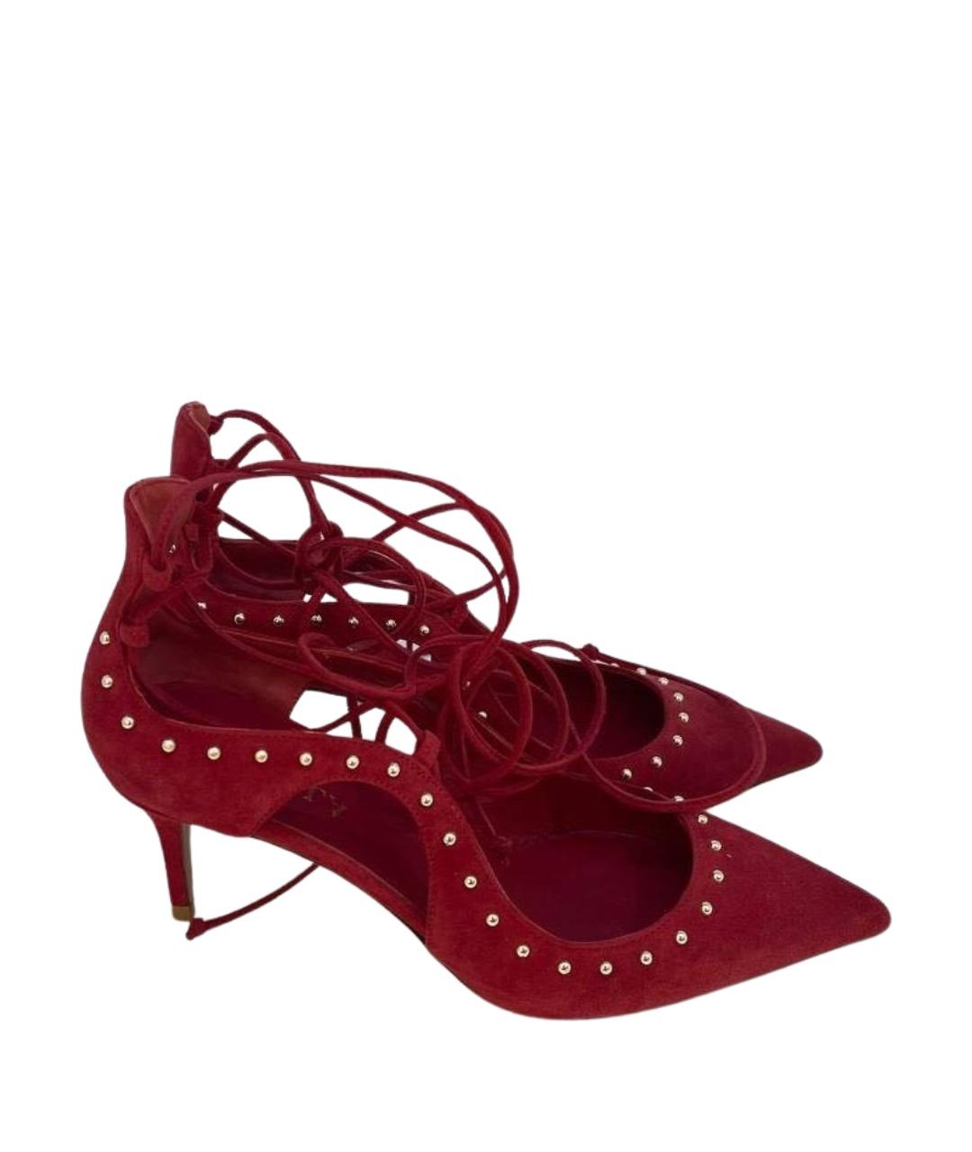 LE SILLA Красные замшевые туфли, фото 1