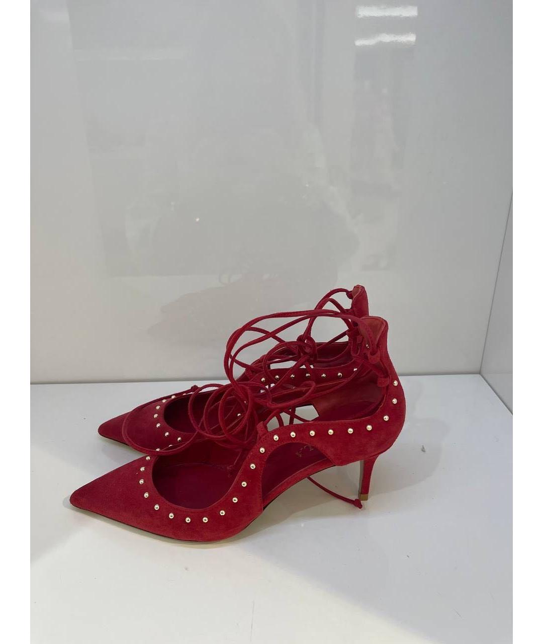 LE SILLA Красные замшевые туфли, фото 3