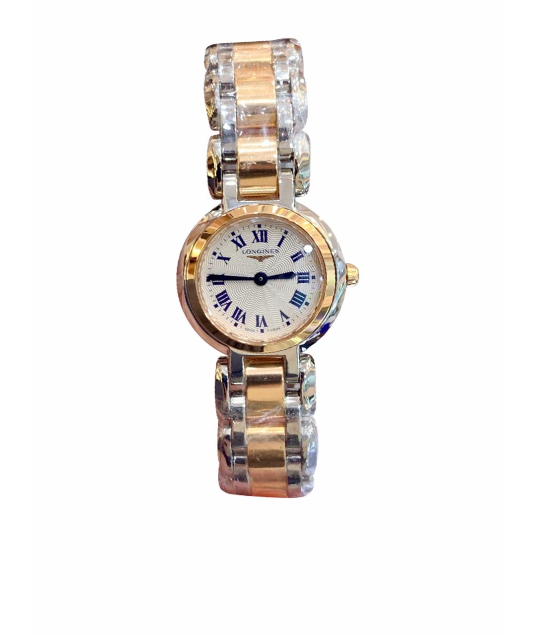 LONGINES Белые часы из розового золота, фото 1