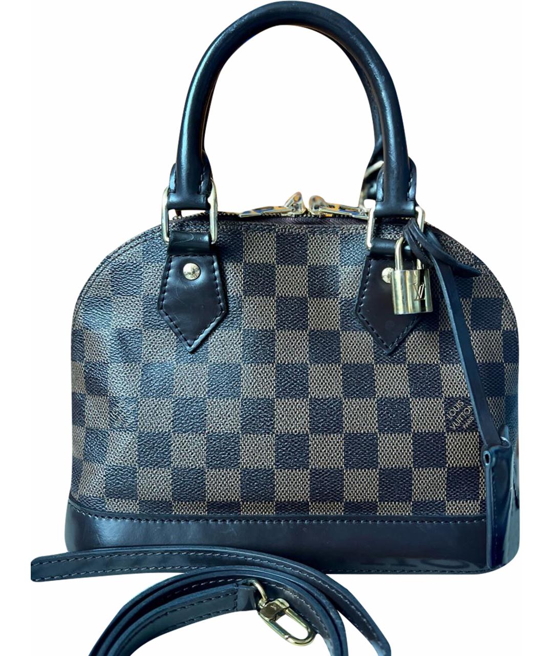 LOUIS VUITTON Коричневая сумка с короткими ручками, фото 1