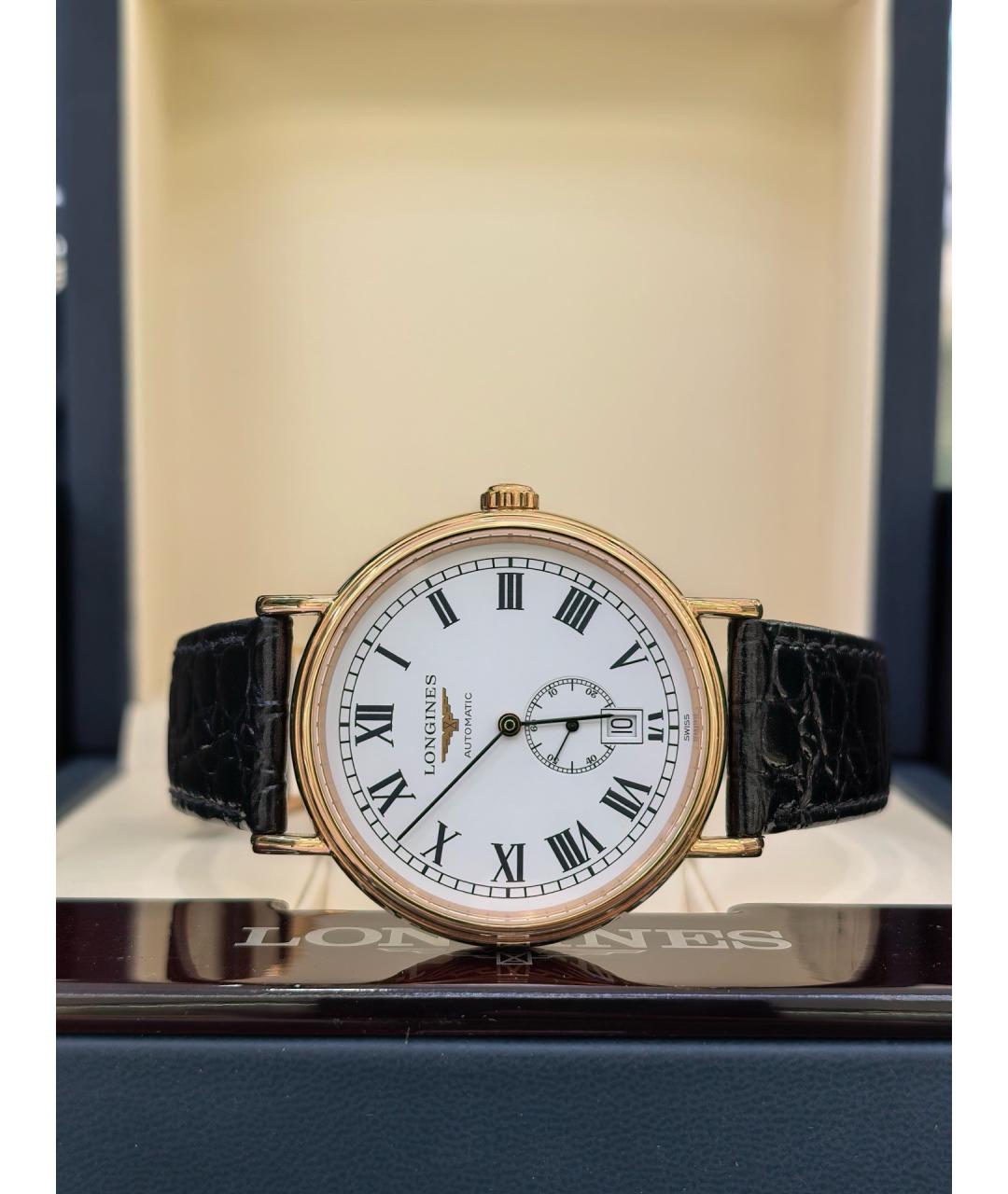 LONGINES Белые металлические часы, фото 6