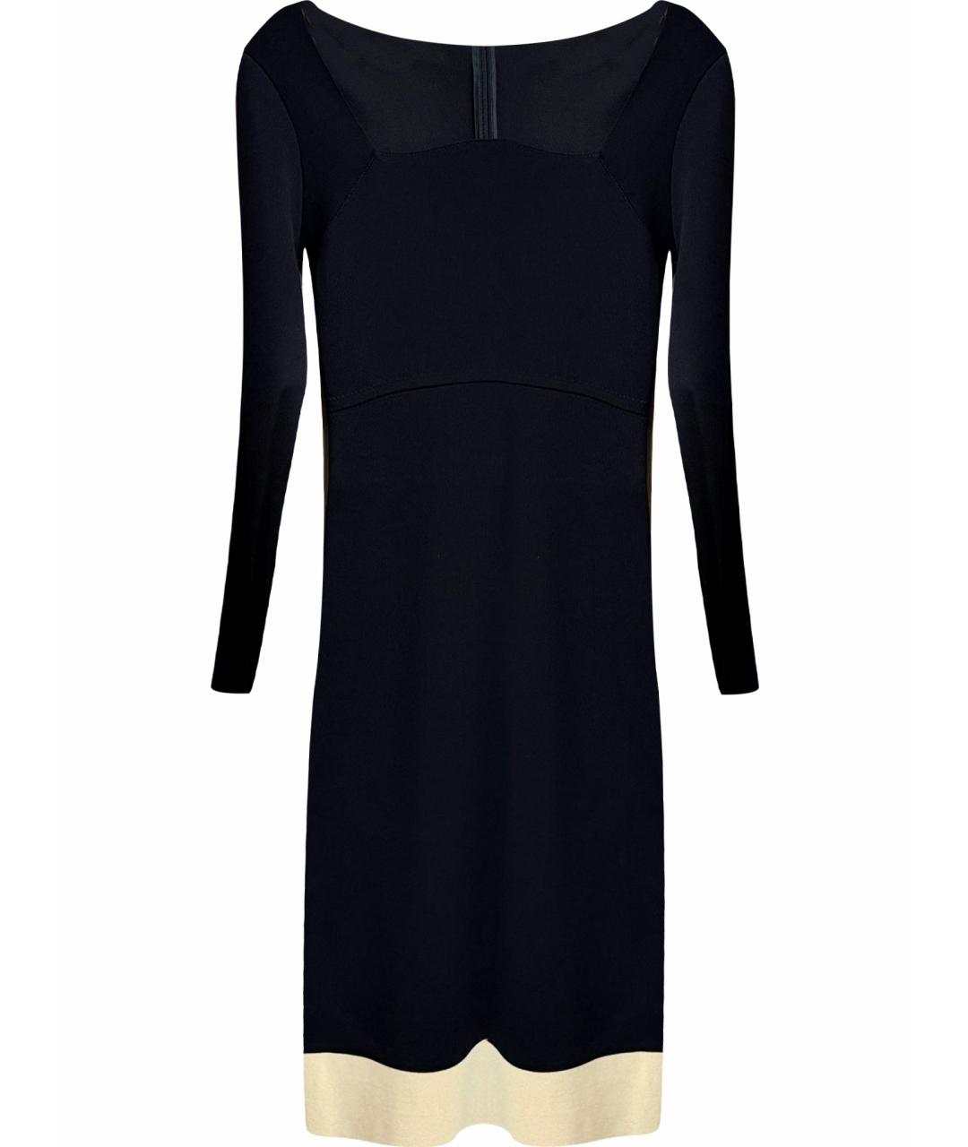 ESCADA Черное вискозное повседневное платье, фото 1