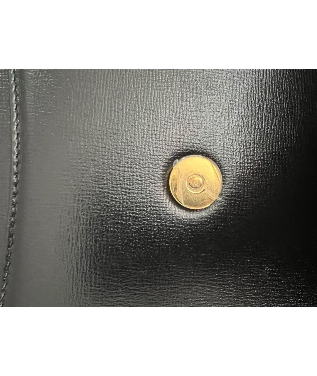 GUCCI Черная кожаная сумка через плечо, фото 4