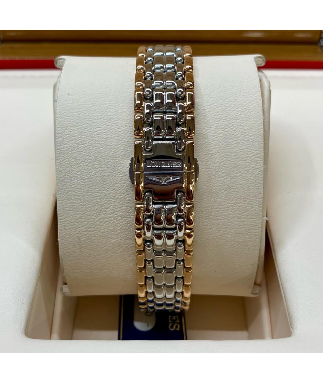 LONGINES Белые металлические часы, фото 4