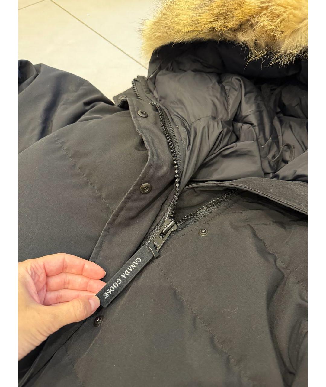 CANADA GOOSE Черная полиэстеровая парка, фото 3