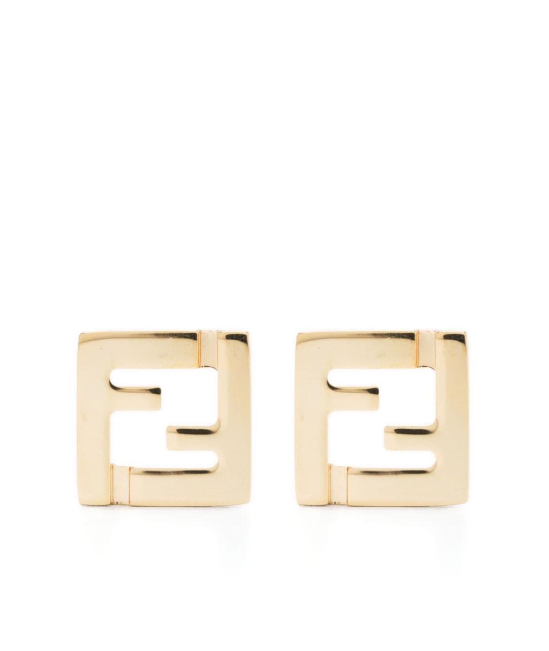 FENDI Золотые серьги, фото 1