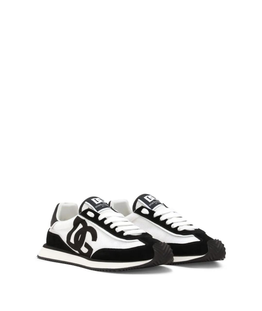 DOLCE&GABBANA Черные синтетические кроссовки, фото 2
