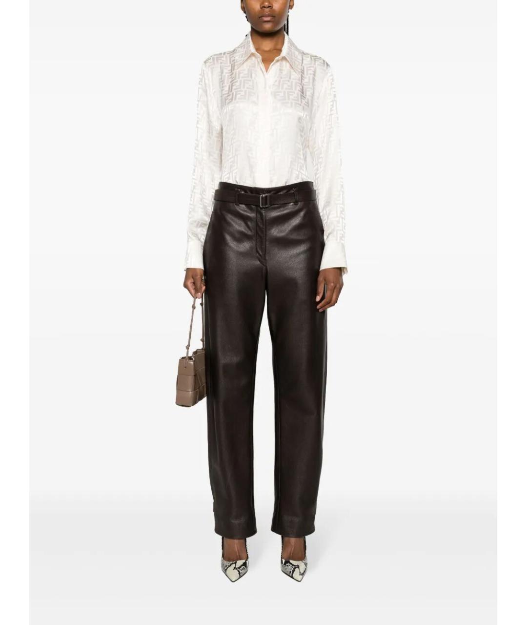 FENDI Белая шелковая рубашка, фото 2