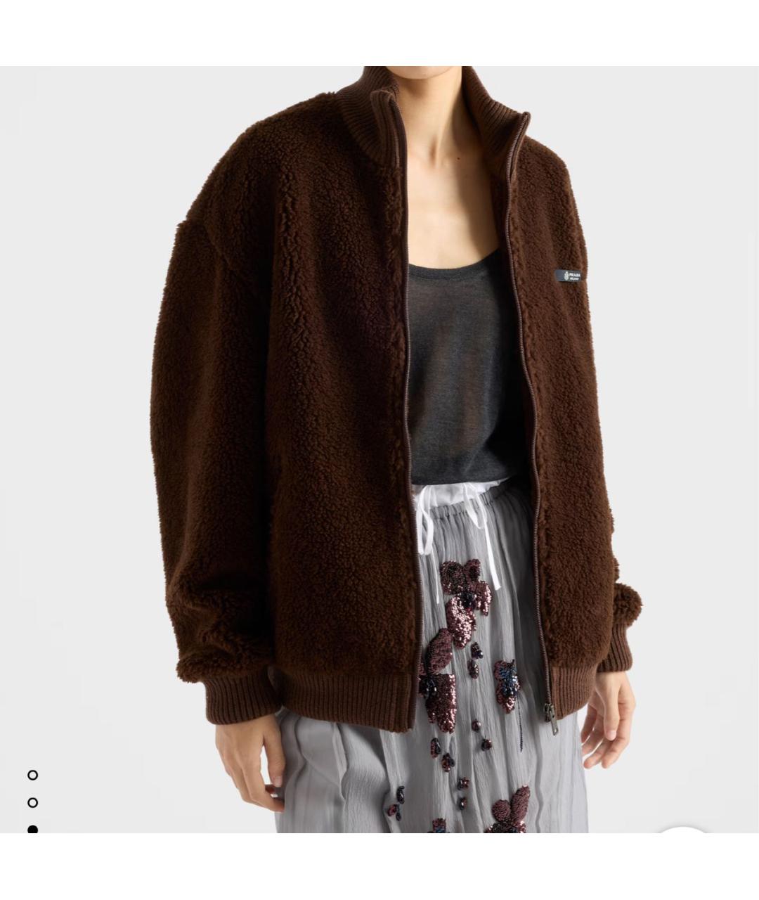 PRADA Коричневая куртка, фото 3