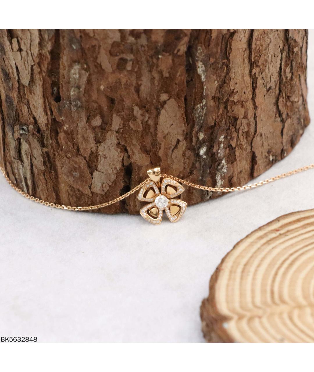 BVLGARI Золотое колье из розового золота, фото 5