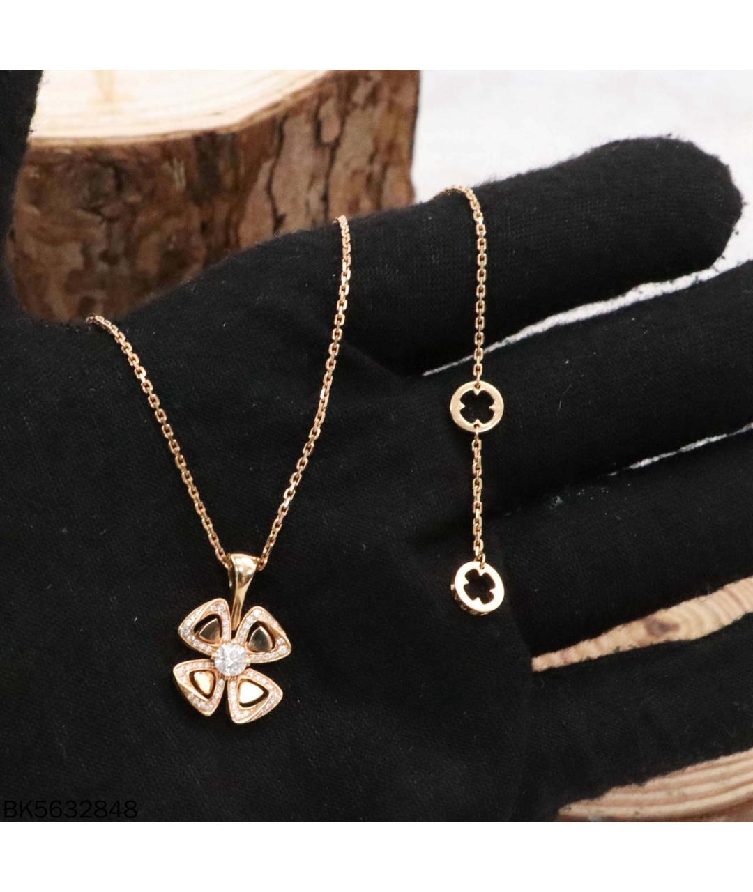 BVLGARI Золотое колье из розового золота, фото 2