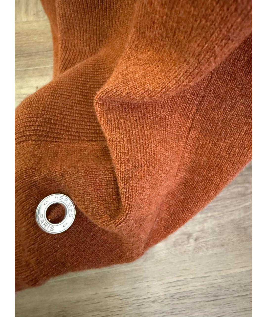 HERMES Коричневый кашемировый джемпер / свитер, фото 2