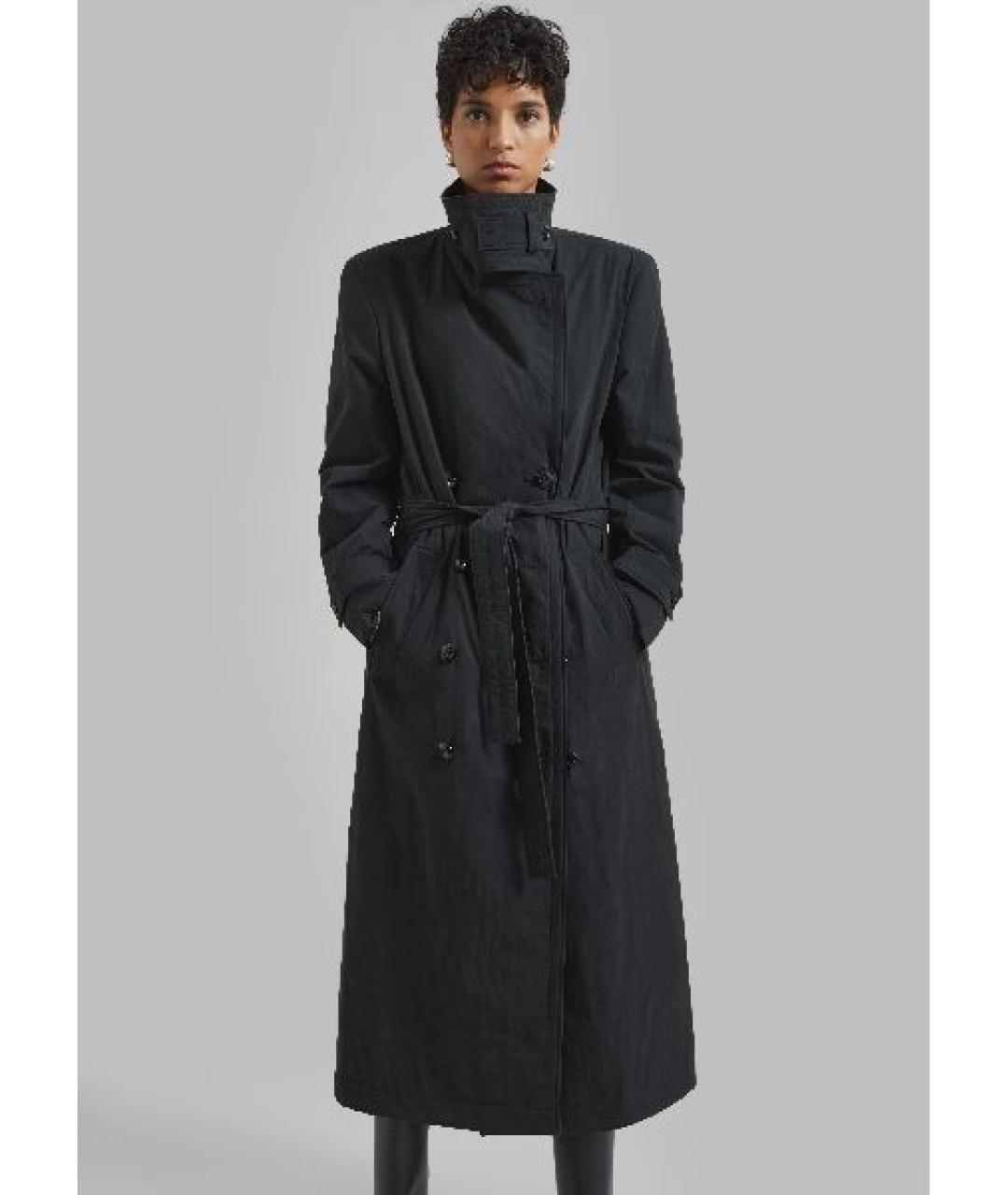 LOW CLASSIC Серое хлопковое пальто, фото 2