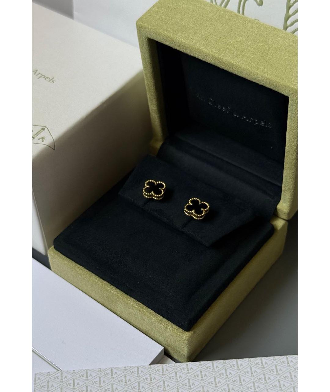 VAN CLEEF & ARPELS Золотые серьги из желтого золота, фото 2