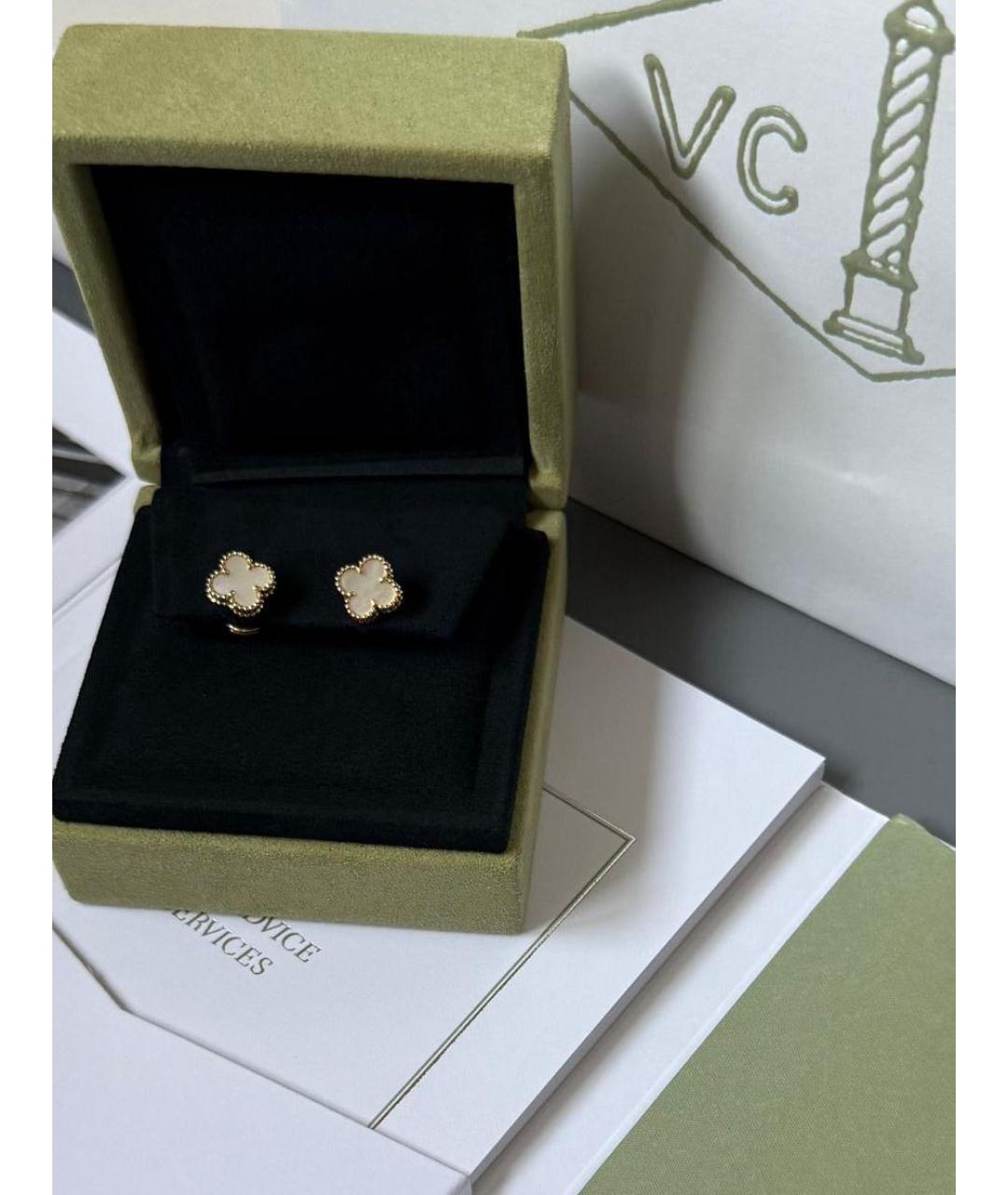 VAN CLEEF & ARPELS Золотые серьги из желтого золота, фото 2