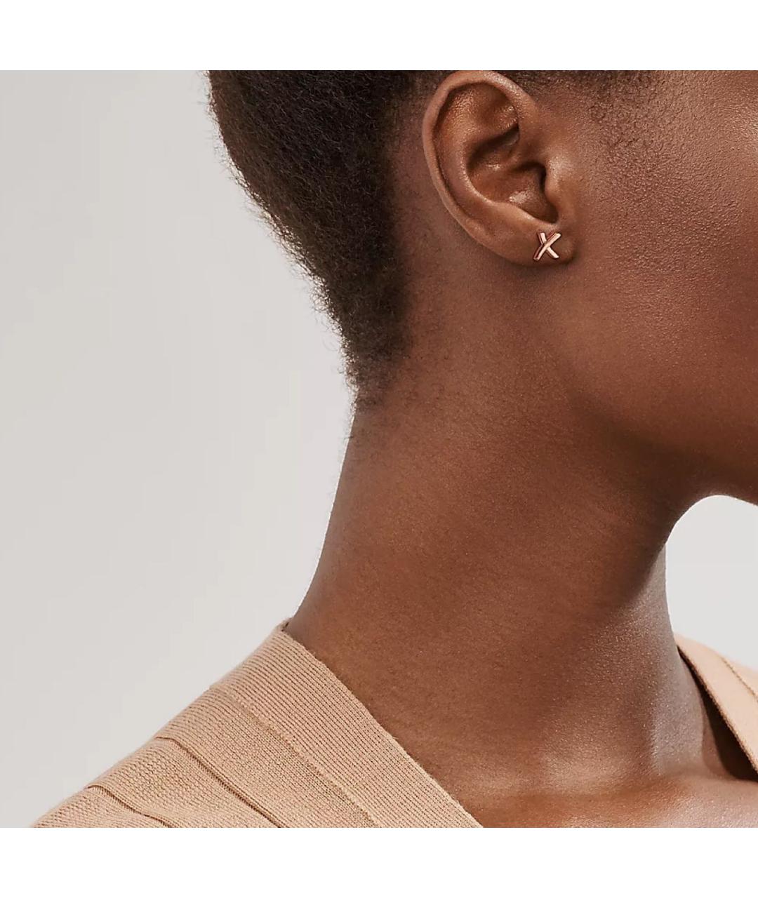 TIFFANY&CO Золотые серьги из розового золота, фото 2