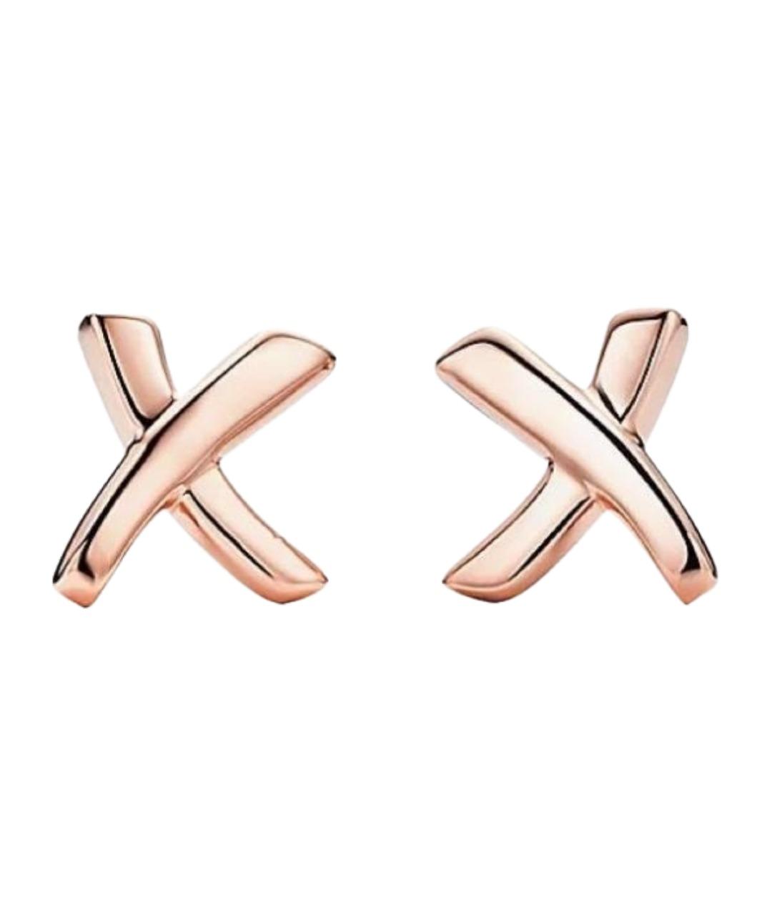 TIFFANY&CO Золотые серьги из розового золота, фото 1