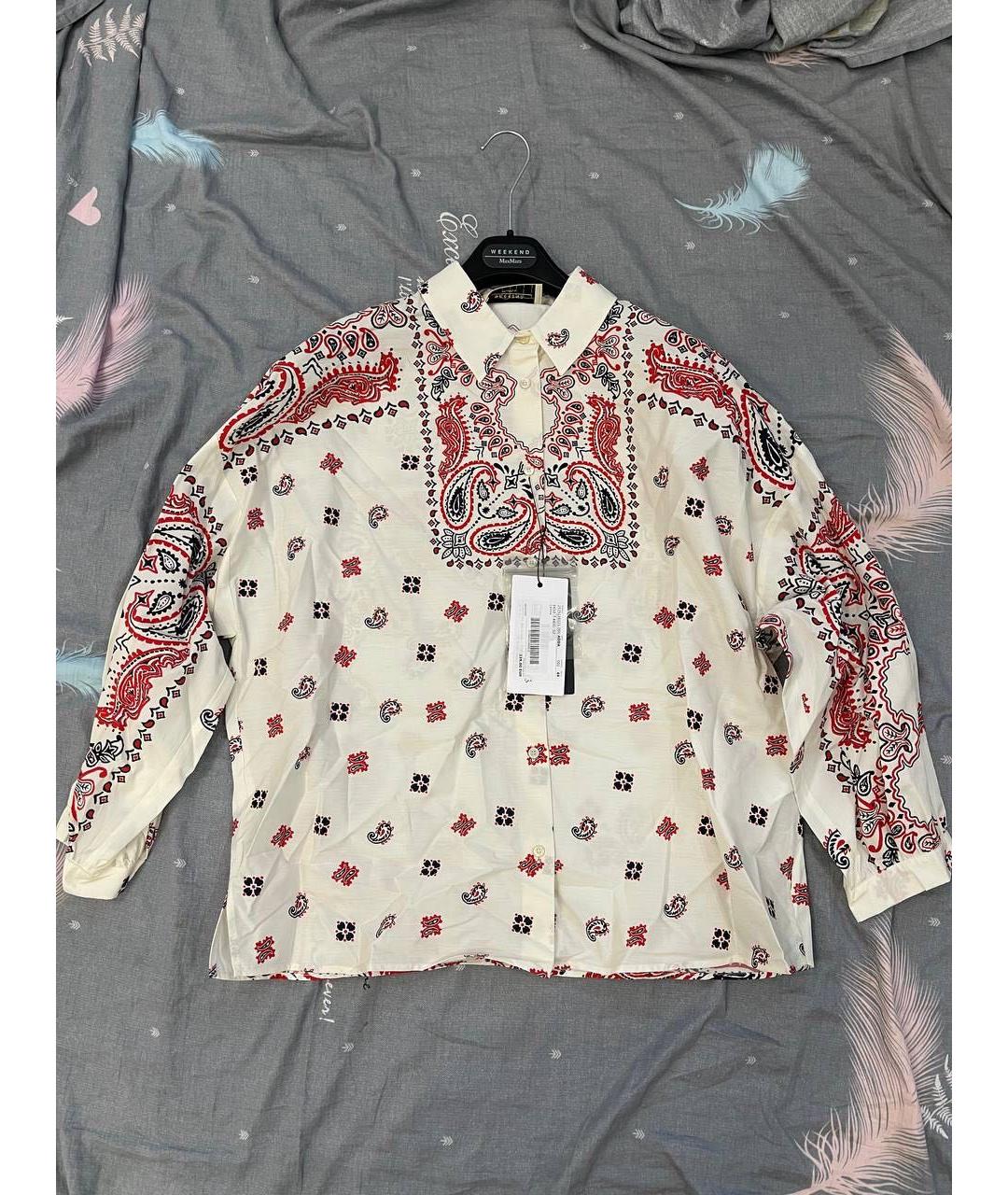 WEEKEND MAX MARA Мульти хлопковая рубашка, фото 6