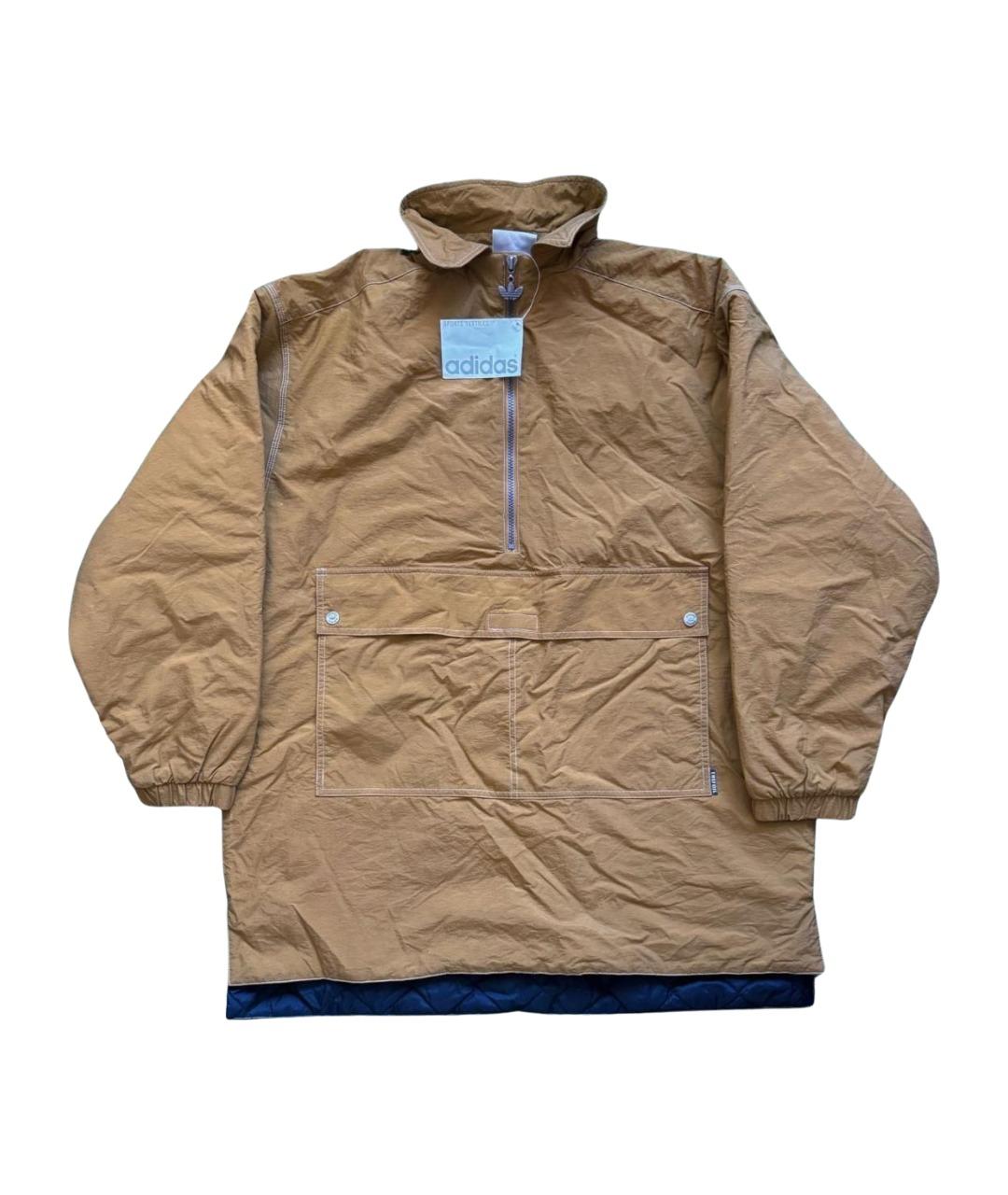 ADIDAS Горчичная полиэстеровая куртка, фото 1