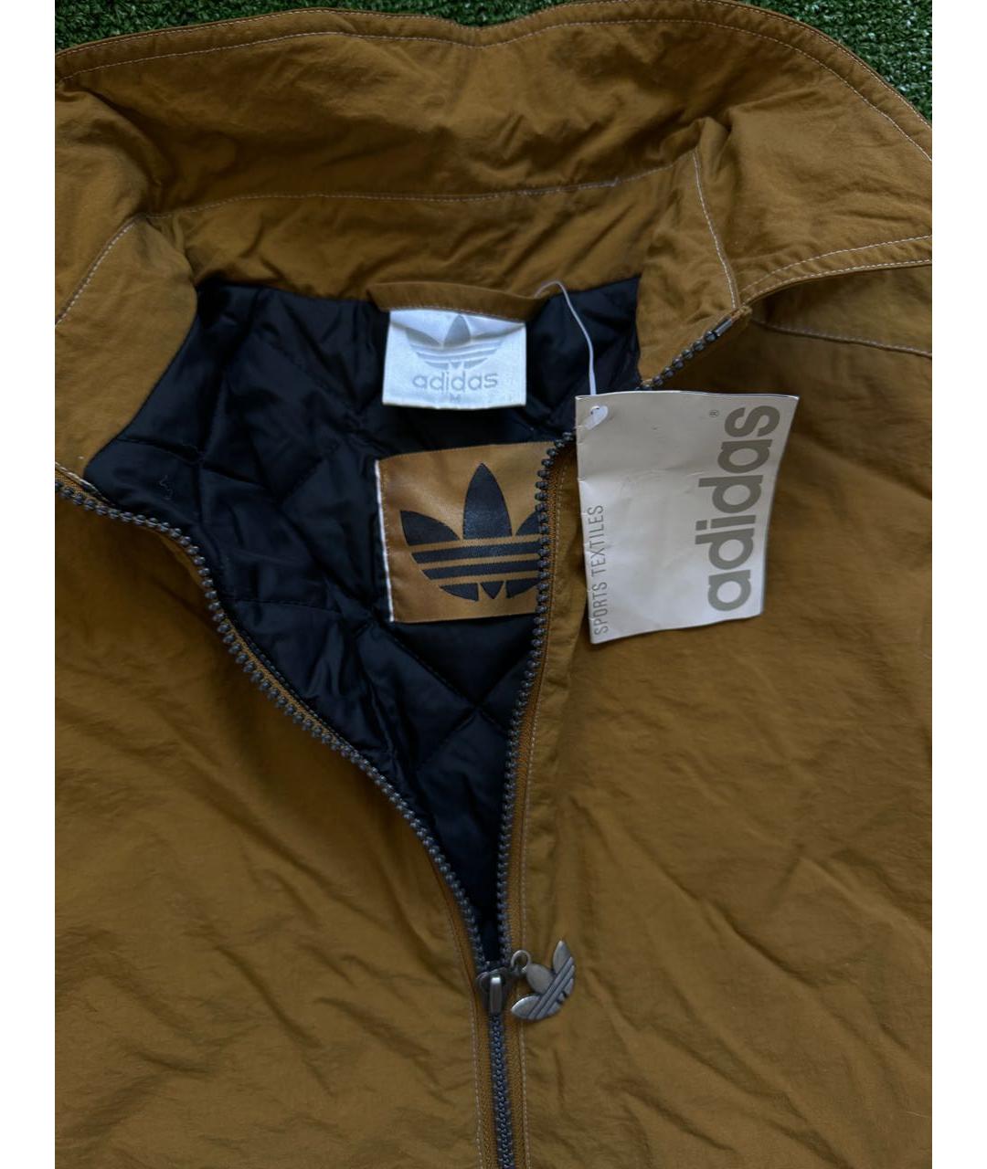 ADIDAS Горчичная полиэстеровая куртка, фото 3