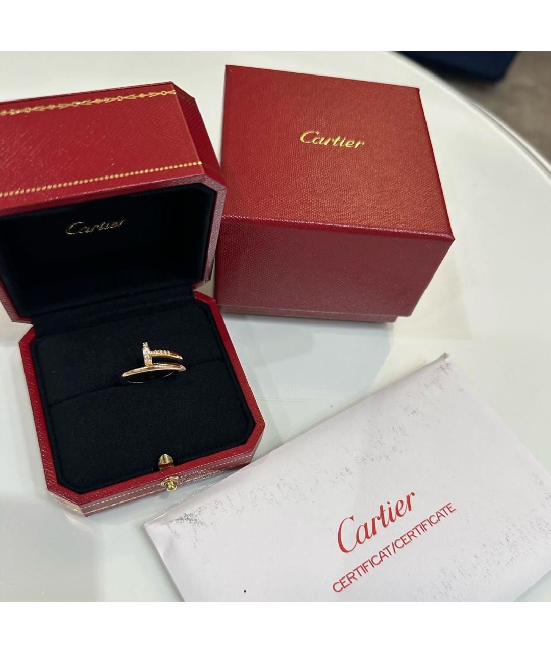CARTIER Белое кольцо из розового золота, фото 5