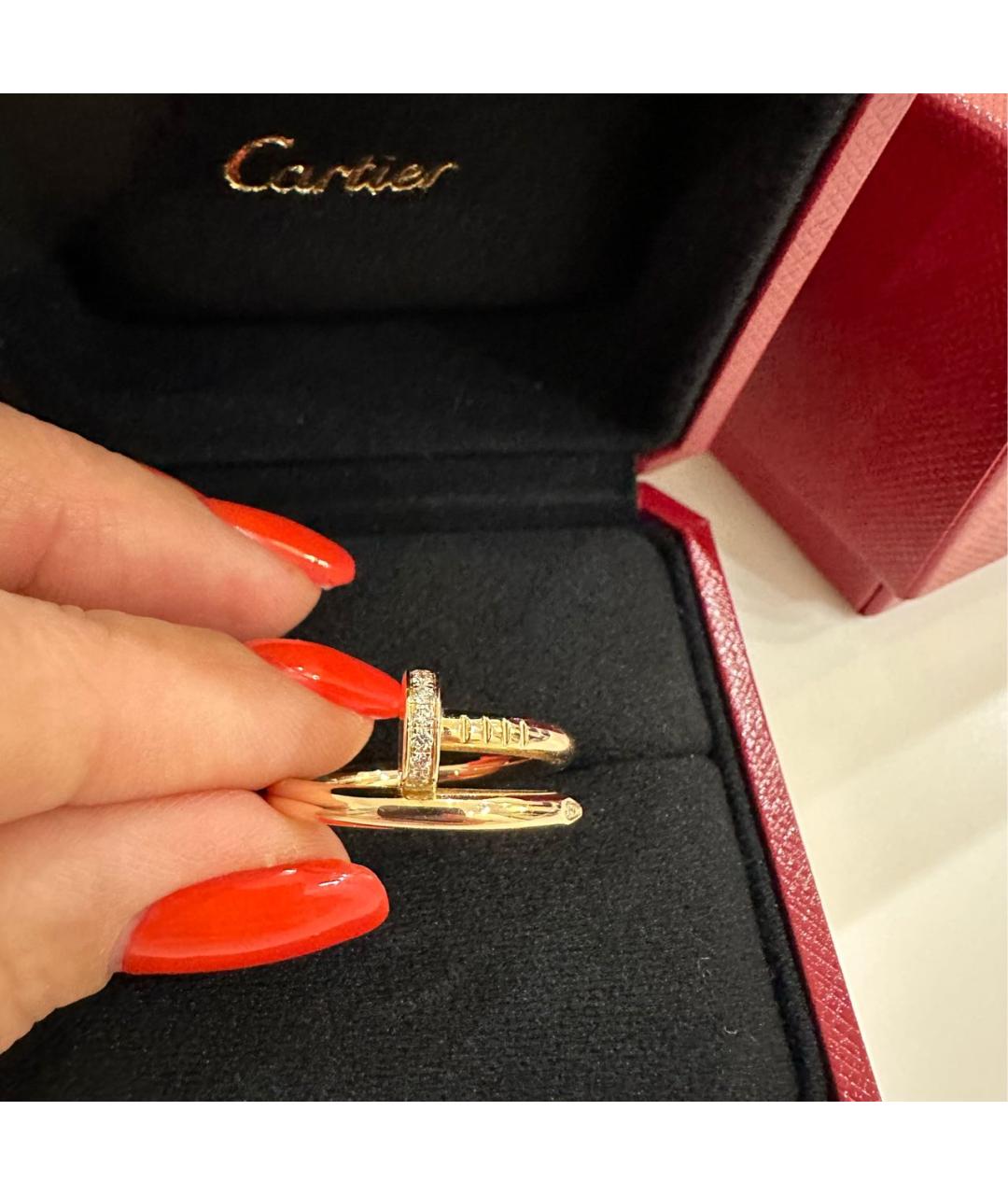 CARTIER Белое кольцо из розового золота, фото 3