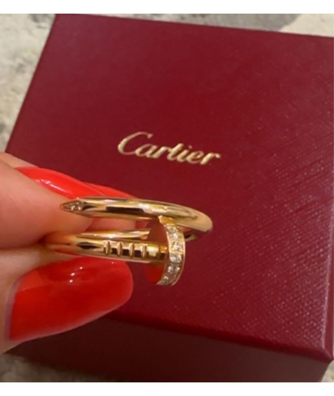 CARTIER Белое кольцо из розового золота, фото 4