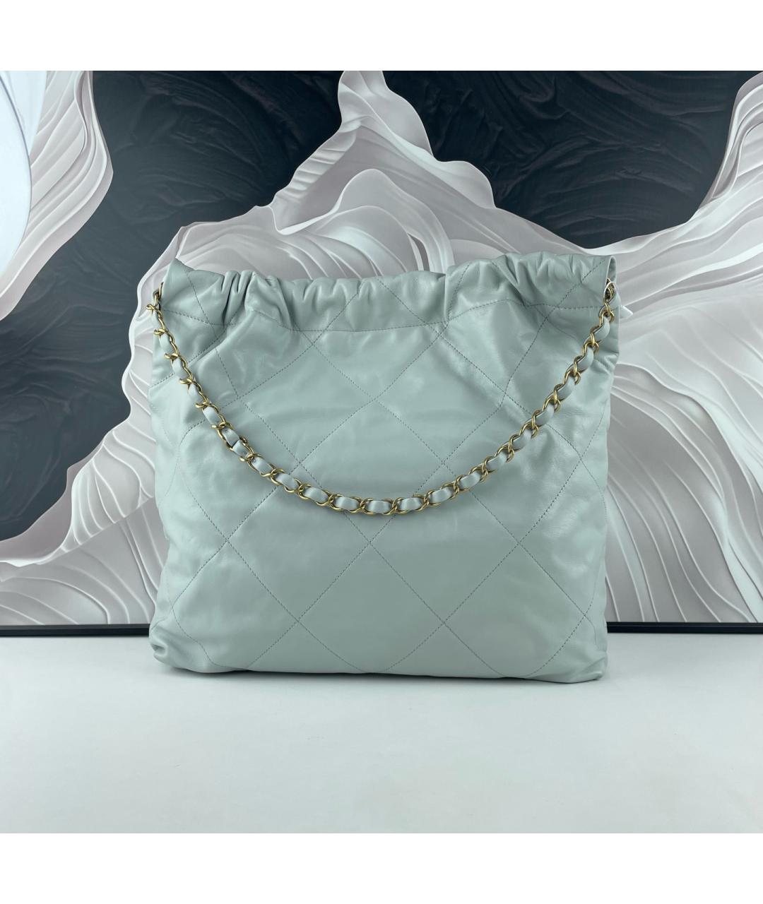 CHANEL Белая кожаная сумка через плечо, фото 4