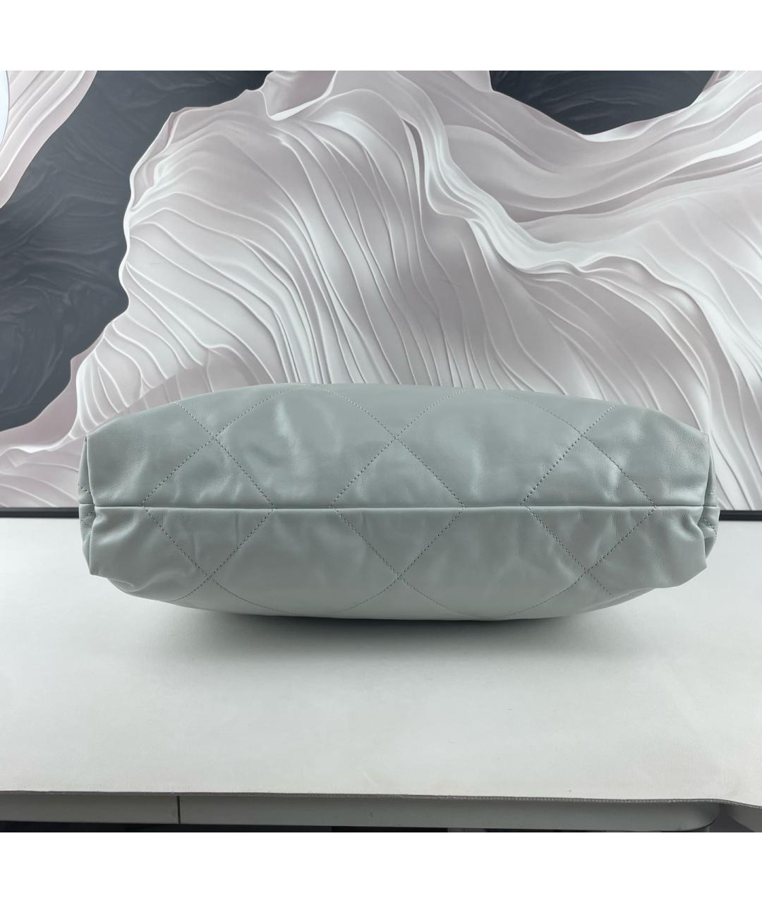 CHANEL Белая кожаная сумка через плечо, фото 6