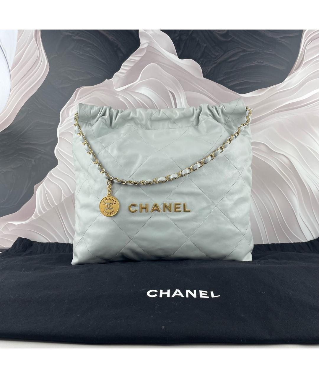 CHANEL Белая кожаная сумка через плечо, фото 10