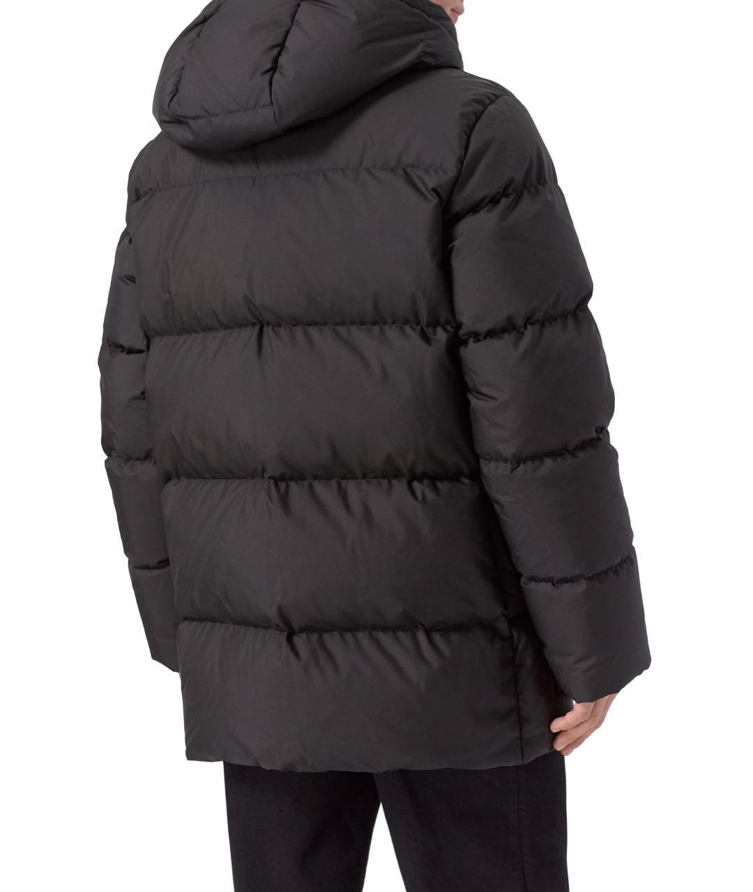 BURBERRY Черный полиэстеровый пуховик, фото 3