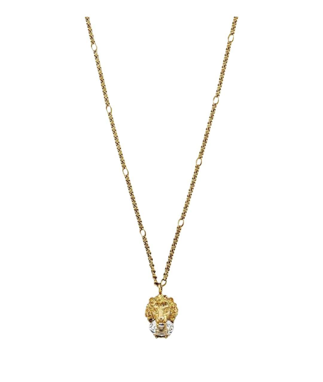 GUCCI Золотое латунное колье, фото 1