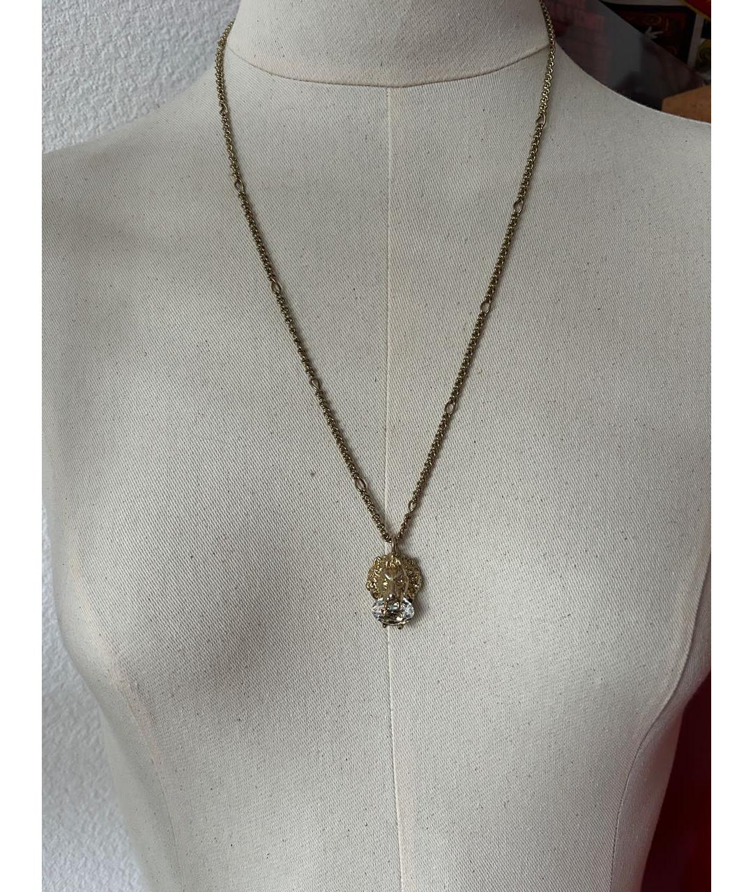 GUCCI Золотое латунное колье, фото 2