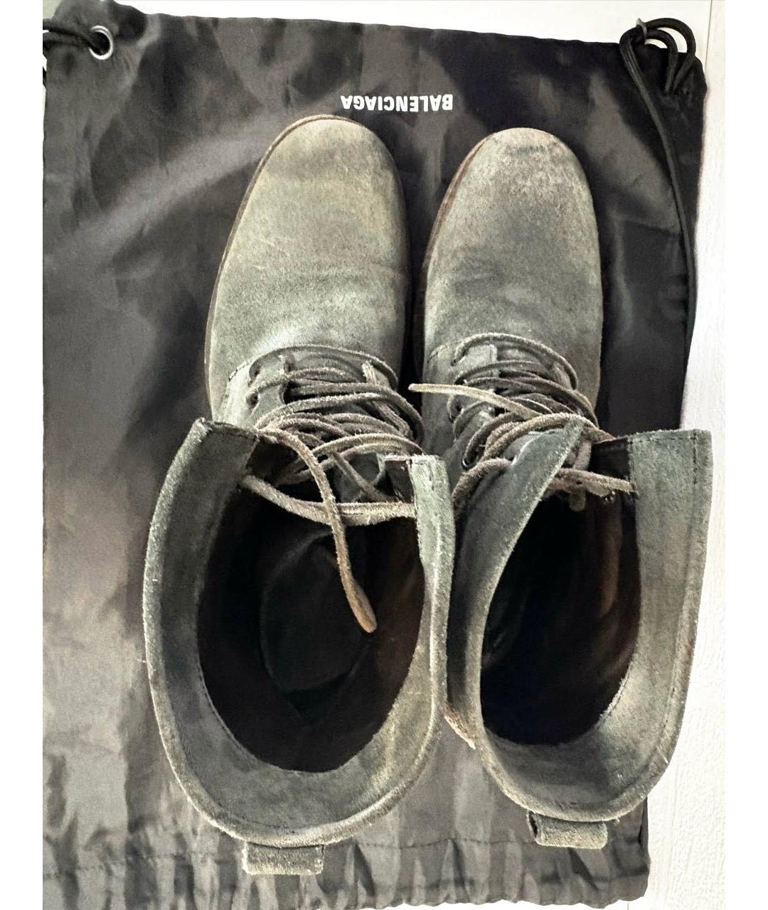 BUTTERO Черные кожаные высокие ботинки, фото 3