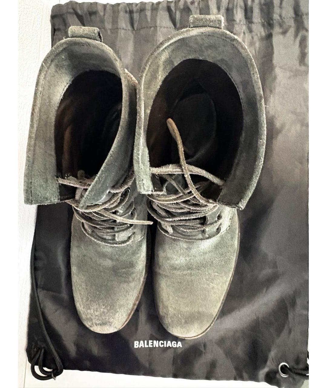 BUTTERO Черные кожаные высокие ботинки, фото 2