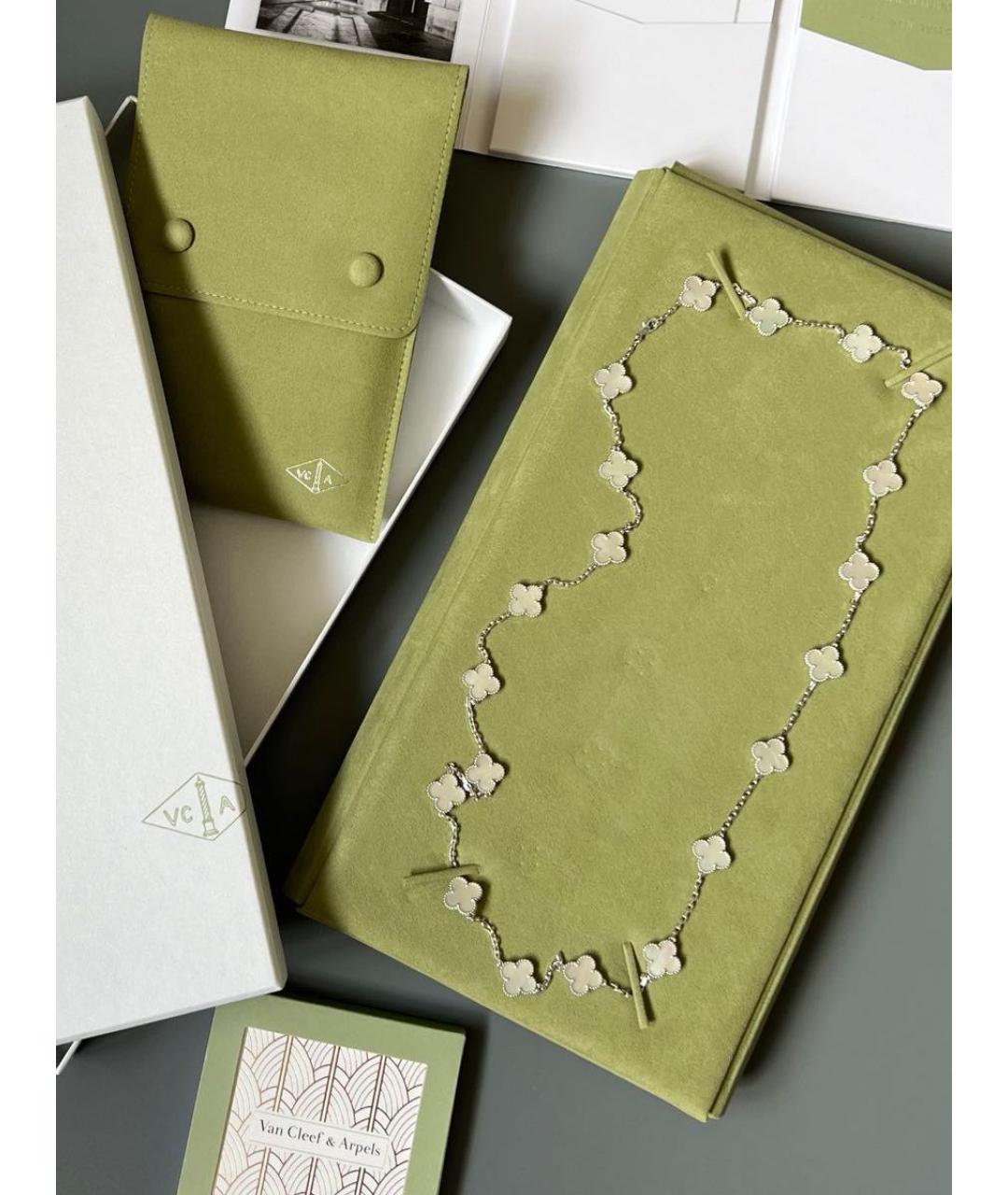 VAN CLEEF & ARPELS Серебряное колье из белого золота, фото 2