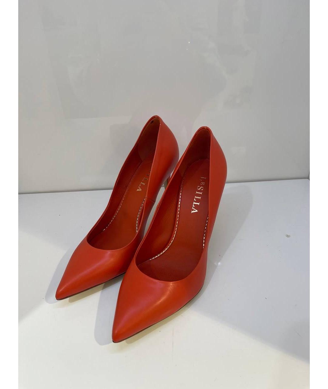 LE SILLA Коралловые кожаные туфли, фото 3