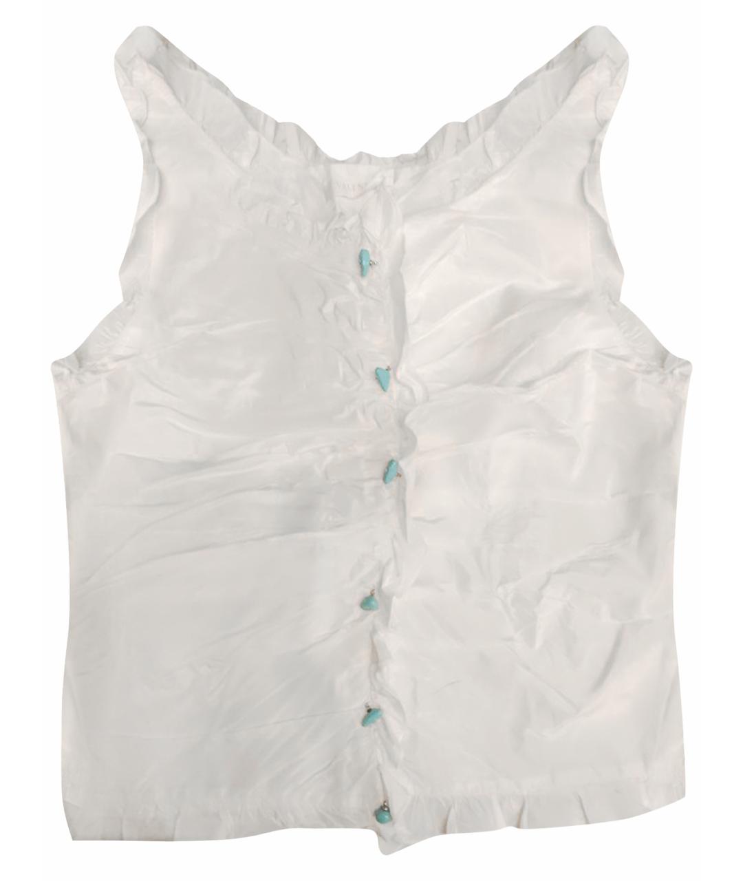 GUCCI Белая шелковая блузы, фото 1