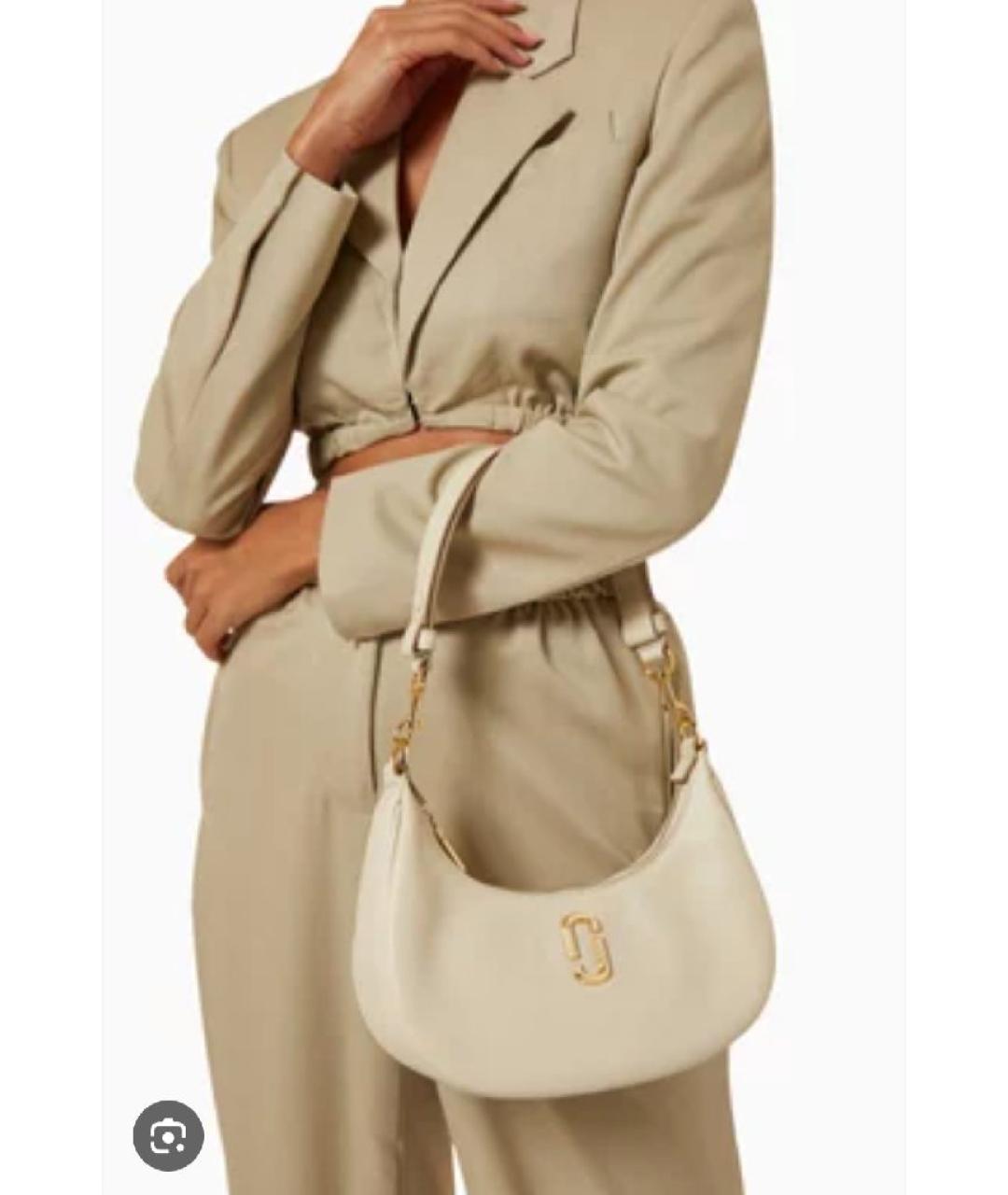 MARC JACOBS Бежевая кожаная сумка через плечо, фото 4