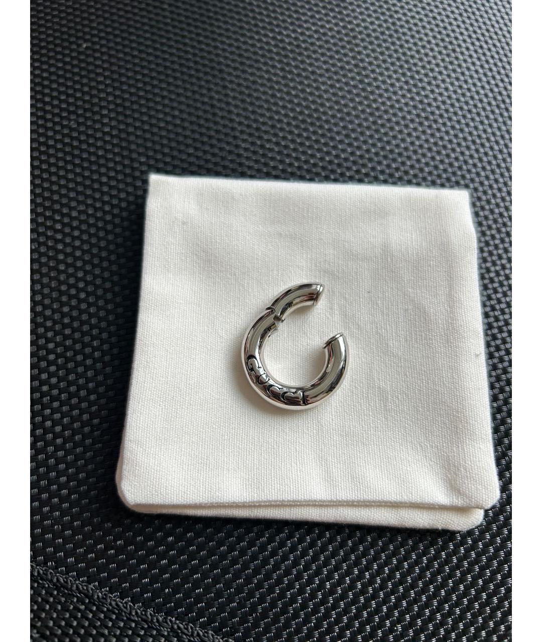 GUCCI Серебряные латунные серьги, фото 4