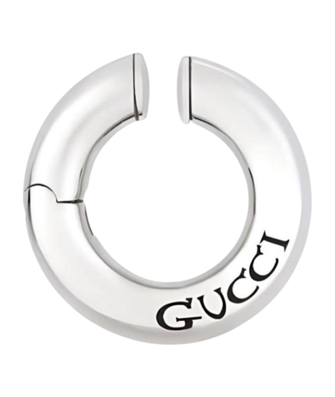 GUCCI Серебряные латунные серьги, фото 1