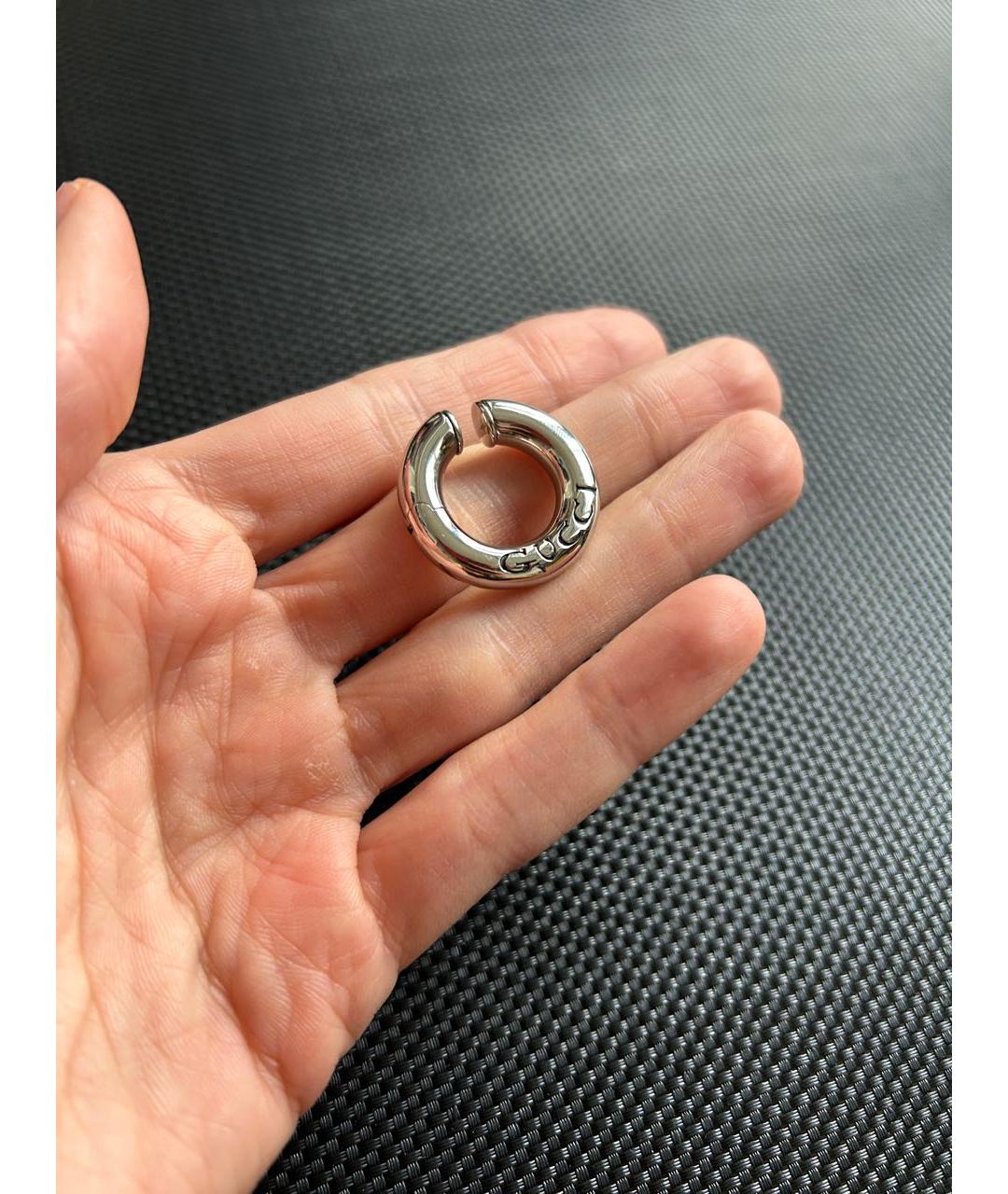 GUCCI Серебряные латунные серьги, фото 6