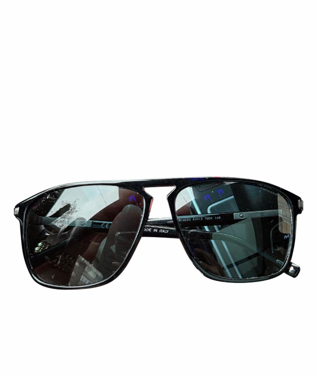 CHOPARD Черные пластиковые солнцезащитные очки, фото 1